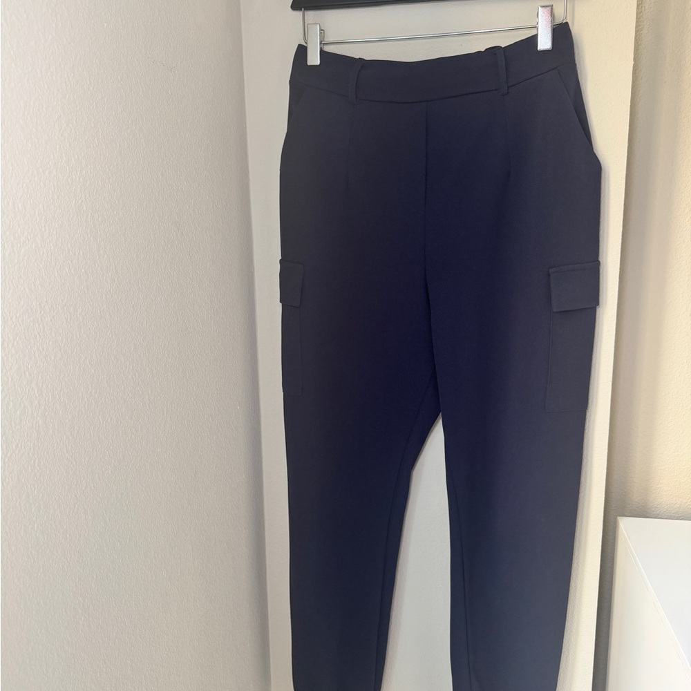 Elegant Navy Women's Cargo Pants